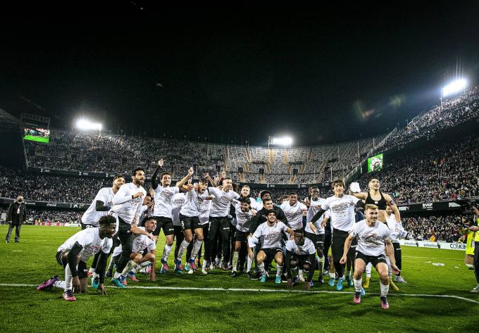 La última gran noche copera en Mestalla fue tras ganar al Athletic.