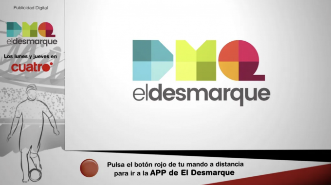 Mediaset España lanza la app de ElDesmarque para HbbTV, la primera sobre información deportiva en directo en España
