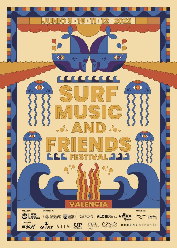 El festival Surf, Music & Friends llega por primera vez a València