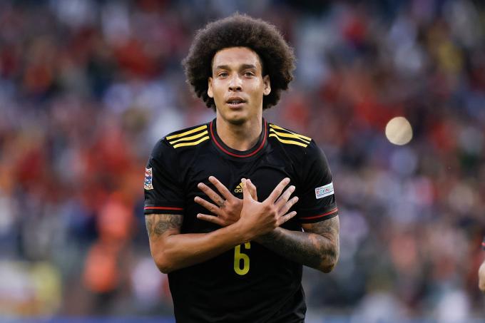 Axel Witsel celebra un gol con Bélgica (Foto: Cordon Press).