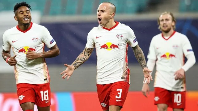Angeliño con el RB Leipzig (Foto: fcbarcelonanoticias)