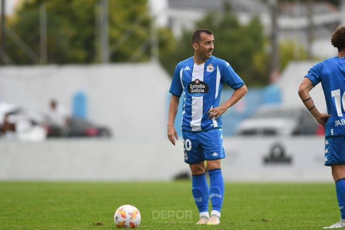 Rubén Díez, el último de los fichajes, debutó con el Deportivo (Foto: RCD)
