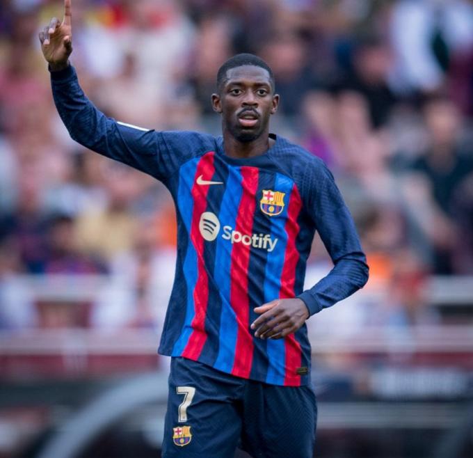 Dembélé, durante el Barcelona-Elche (Foto: FCB).