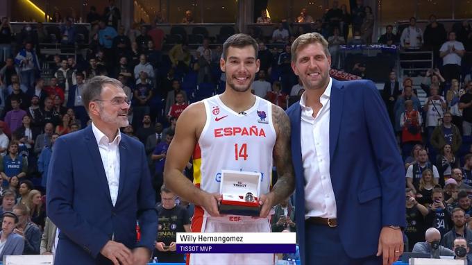 Willy Hernangómez MVP de la final del Eurobasket 2022