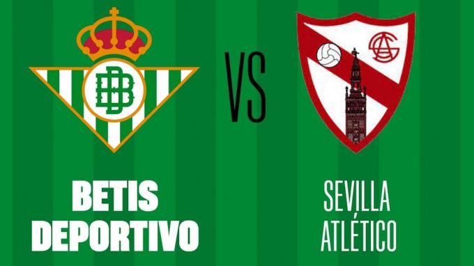 Cartel del próximo derbi de filiales.