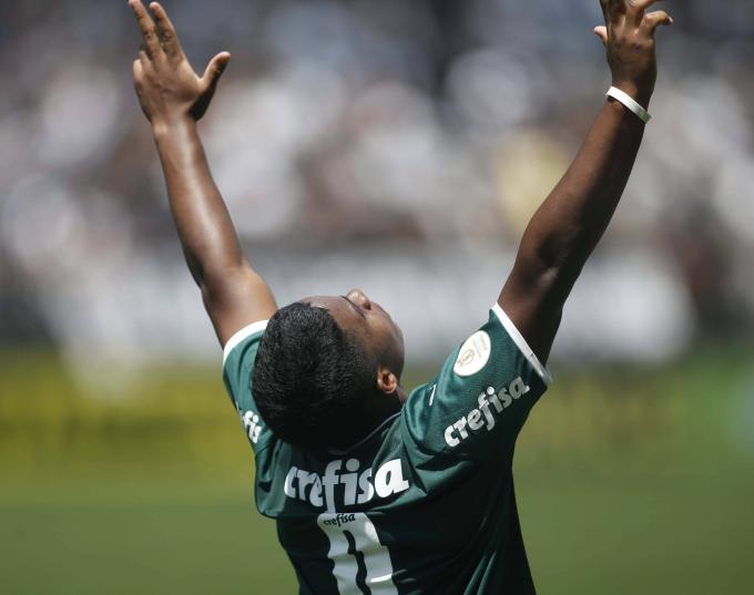 Endrick celebra su gol con Palmeiras (Foto: Cordon Press).