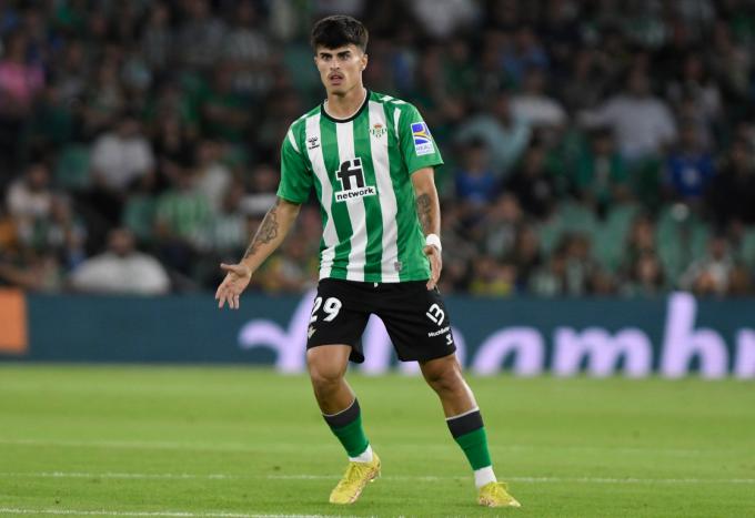 Juan Cruz, en el Betis - Almería (Foto: Kiko Hurtado).