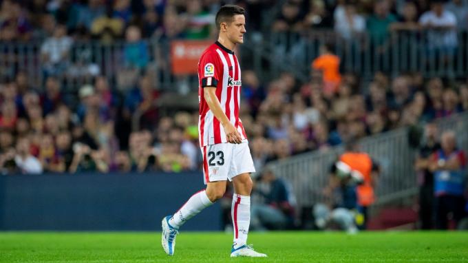 Ander Herrera, lesionado ante el Barça en el Camp Nou (Foto: Athletic Club).
