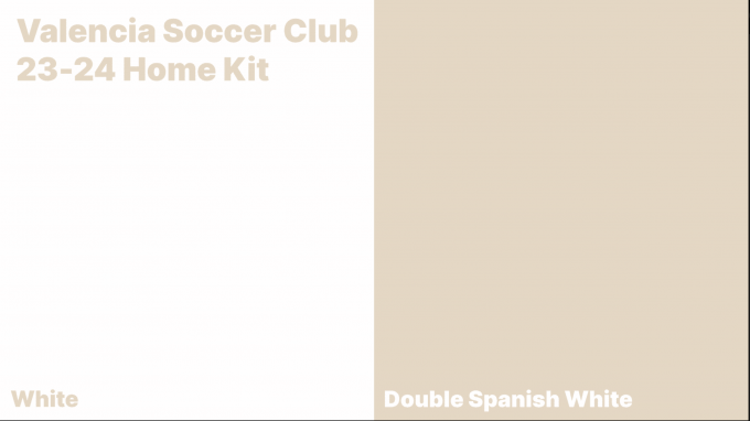 Valencia CF 2023-24 shirt colors