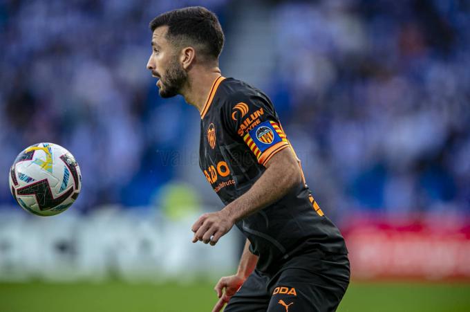 Gayà en el Real Sociedad-Valencia (Foto: VCF)