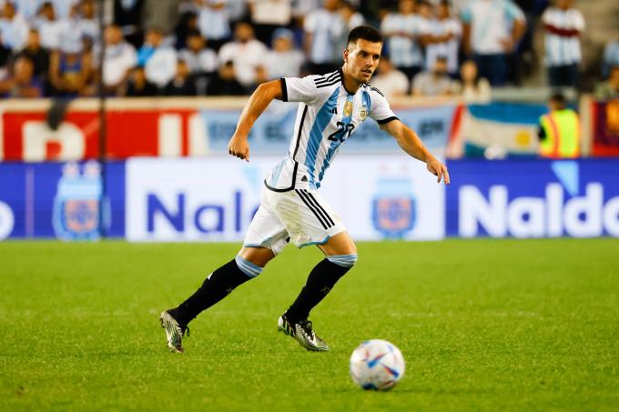 Lo Celso jugando con la Selección Argentina (Foto: Cordon Press).