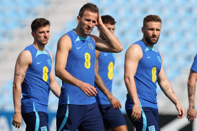 Harry Kane, en un entrenamiento con Inglaterra (Foto: Cordon Press).