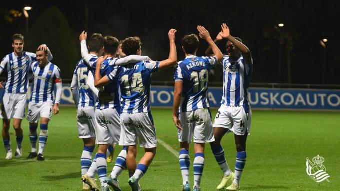 La Real Sociedad C se impuso 3-0 al Arnedo ayer domingo (Foto: Real Sociedad).
