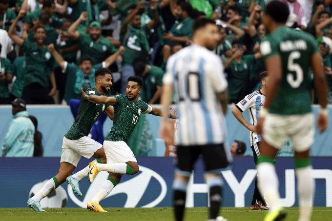 Salem Al-Dawsari celebra su gol en el Argentina-Arabia Saudí (Foto: Cordon Press).