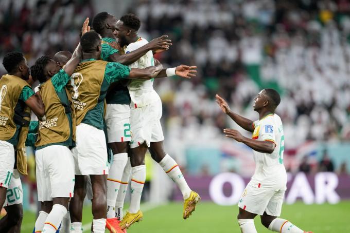 Senegal celebra un gol ante Qatar (Foto: Cordon Press).