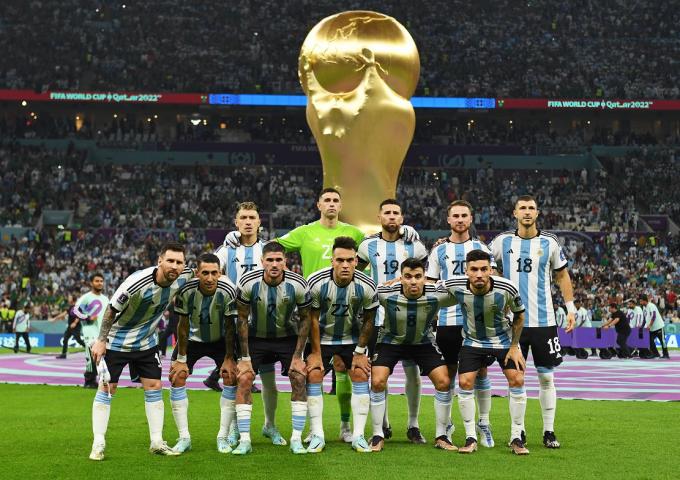 El once de Argentina ante México (Foto: AFA)