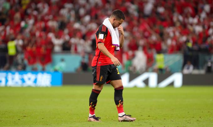 Eden Hazard, tras el Bélgica-Marruecos (Foto: Cordon Press).