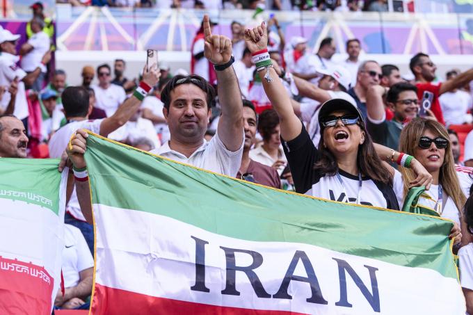 Aficionados de Irán en el Mundial de Qatar (Foto: Cordon Press).