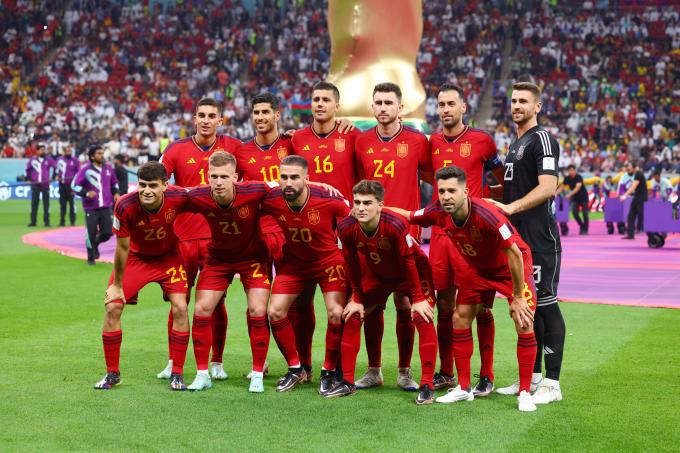 España en el partido contra Alemania en el Mundial de Qatar (Foto: Cordon Press).