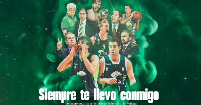 Cartel anunciador del documental sobre el baloncesto en Málaga (Foto: Unicaja CB).