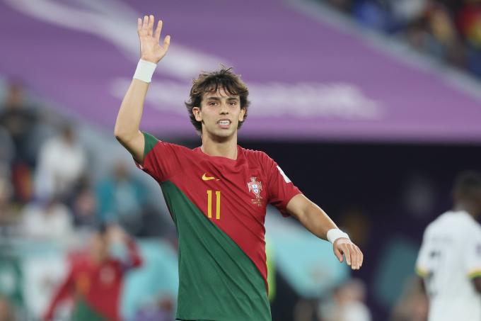 Joao Félix, en un partido con Portugal en el Mundial de Qatar (Foto: Cordon Press).