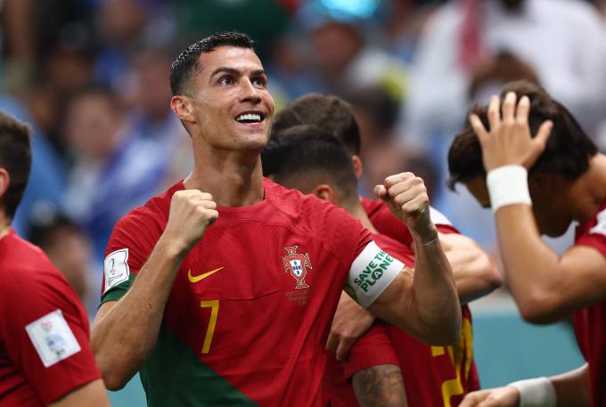 Cristiano Ronaldo celebra un gol con Portugal en el Mundial de Qatar (Foto: Cordon Press).