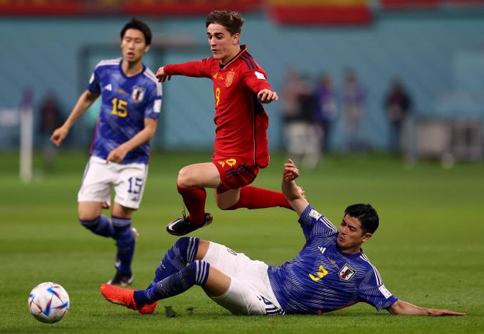 Gavi, en el Japón-España del Mundial de Qatar (Foto: CordonPress).