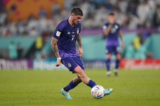 Rodrigo de Paul, durante el Argentina - Polonia del Mundial de Qatar (Foto: Cordon Press).