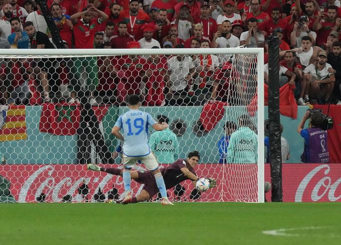 Soler falla el penalti en la tanda de Marruecos - España del Mundial.