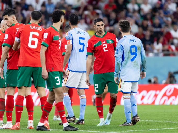 Achraf Hakimi, en el Marruecos-España (Foto: Cordon Press).