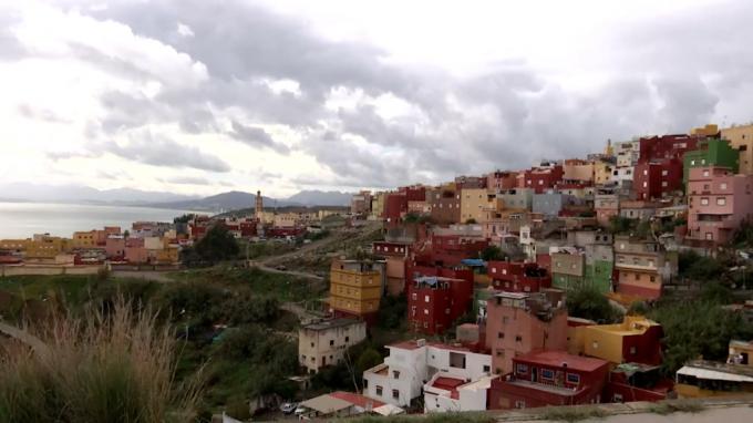 Ceuta, horas antes del España - Marruecos