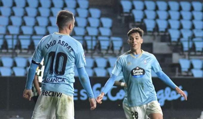 Iago Aspas y Gabri Veiga (Foto: RC Celta).