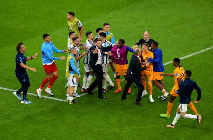 Tangana final entre Argentina y los Países Bajos (Foto: Cordon Press).