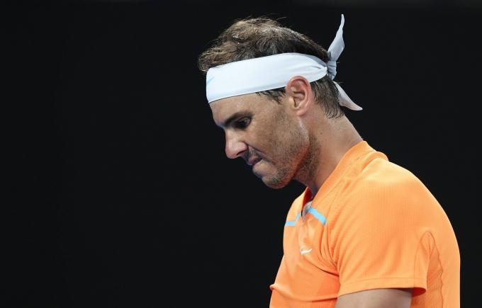 Rafa Nadal, tras ser eliminado del Open de Australia 2023 (Foto: Cordon Press).