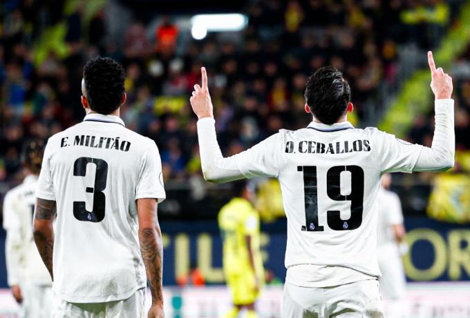 Dani Ceballos celebra su gol en el Villarreal-Real Madrid (Foto: RMCF).