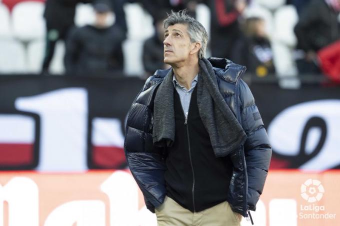 Imanol antes del Rayo-Real Sociedad (Foto: LaLiga).
