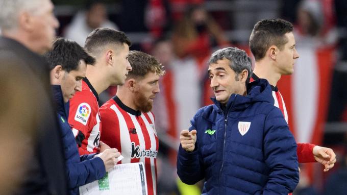 Ernesto Valverde mete a Iker Muniain ante el Real Madrid en San Mamés (Foto: Athletic Club).
