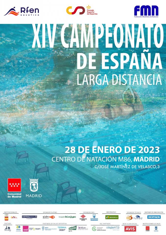 Cartel del Campeonato de España Natación de Larga Distancia (Foto:FAN)