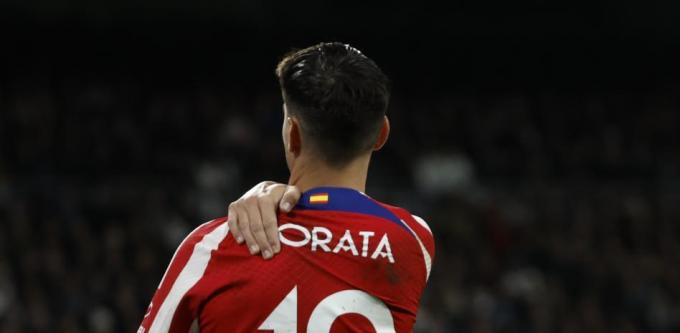 Morata celebra su gol en el Real Madrid-Atlético (Foto: EFE).