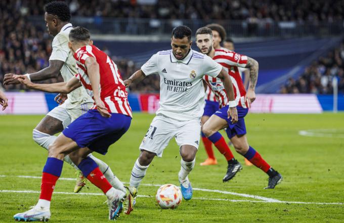 Rodrygo Goes, durante el Real Madrid-Atlético de Copa (Foto: Cordon Press).