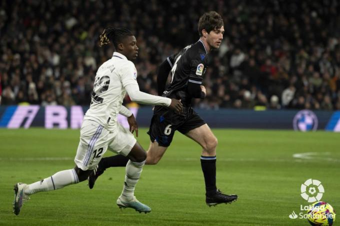 Aritz Elustondo se lesionó en el Santiago Bernabéu en el Real Madrid-Real Sociedad (Foto: LaLiga).
