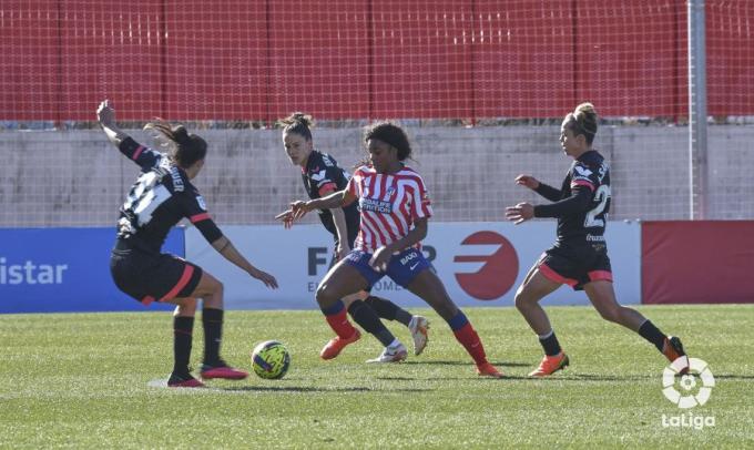Imagen del partido del Sevilla Femenino.