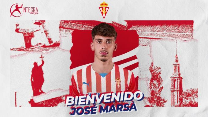 José Marsá, nuevo jugador del Sporting (Foto: RSG).