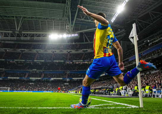 André Almeida, ante el Real Madrid (Foto: Valencia CF).