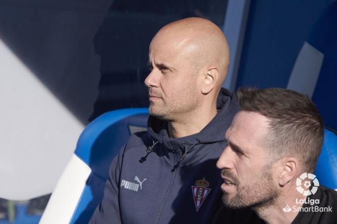 Miguel Ángel Ramírez en Butarque. (Foto: LaLiga)