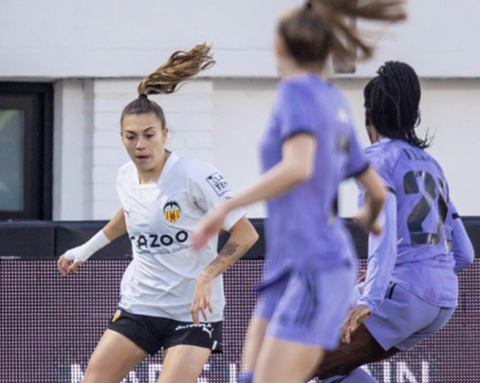 El Valencia CF Femenino es arrollado en casa por el Real Madrid (1-6)