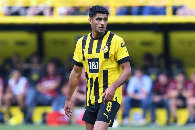 Dahoud, en un partido con el Borussia Dortmund (Foto: Cordon Press).