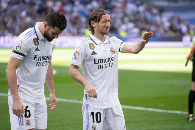 Nacho y Luka Modric, en un partido del Real Madrid (Foto: Cordon Press).