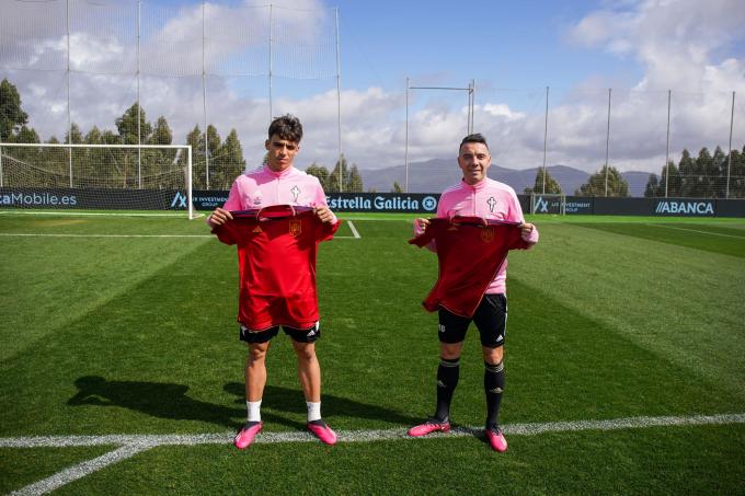 Gabri Veiga y Iago Aspas, citados con España sub 21 y la absoluta, respectivamente (Foto: RC Celta