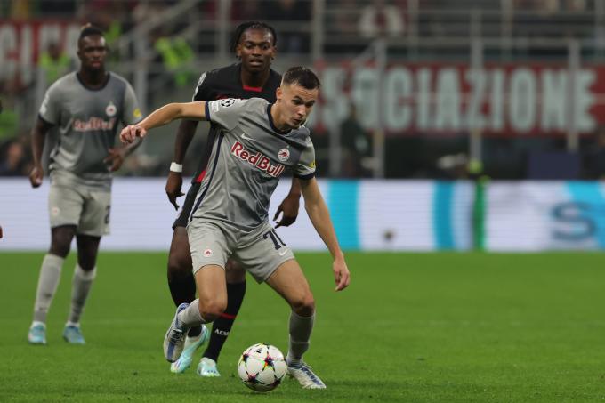 Amar Dedic, en un partido con el Salzburgo ante el Milan (Foto: Cordon Press).